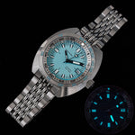 Marca superior mergulhador relógio masculino sub300t automático mecânico vidro de safira luminosa data 200m volta pulseira seestern relógio de pulso retro