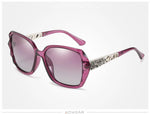 AOWEAR-Luxury Square Oversized Sunglasses for Women, Polarized Brand Design, óculos de sol vintage, tons ao ar livre, óculos para senhoras