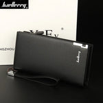 Baellery homens carteiras longas grande capacidade zíper bolsa titular do cartão masculino bolsa moeda bolso marca de luxo carteira embreagem para homem