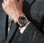 Relogio masculino curren relógios masculinos marca de luxo moda masculina relógio de negócios casual à prova dwaterproof água relógio de pulso de quartzo