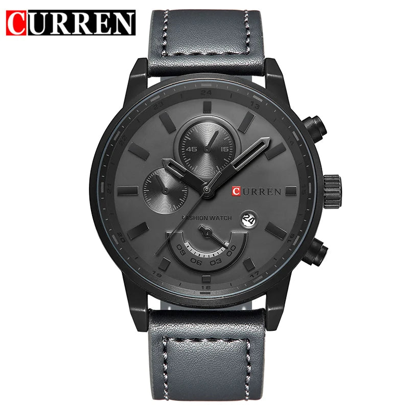 Curren relógio de quartzo masculino relógios topo marca de luxo famoso relógio de pulso masculino relógio de pulso de quartzo-relógio masculino