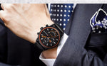 Curren relógio de quartzo masculino relógios topo marca de luxo famoso relógio de pulso masculino relógio de pulso de quartzo-relógio masculino