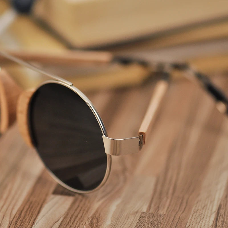 BOBO BIRD-Óculos de sol de madeira para homens e mulheres, marca de luxo, óculos femininos