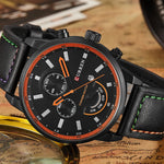 Curren relógio de quartzo masculino relógios topo marca de luxo famoso relógio de pulso masculino relógio de pulso de quartzo-relógio masculino