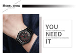 Novos relógios curren marca de luxo relógio masculino pulseira de couro moda quartzo-relógio casual esportes relógio de pulso data relojes 8225