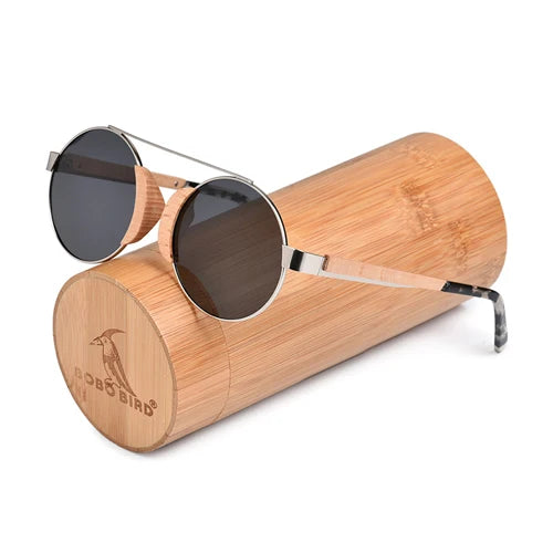 BOBO BIRD-Óculos de sol de madeira para homens e mulheres, marca de luxo, óculos femininos
