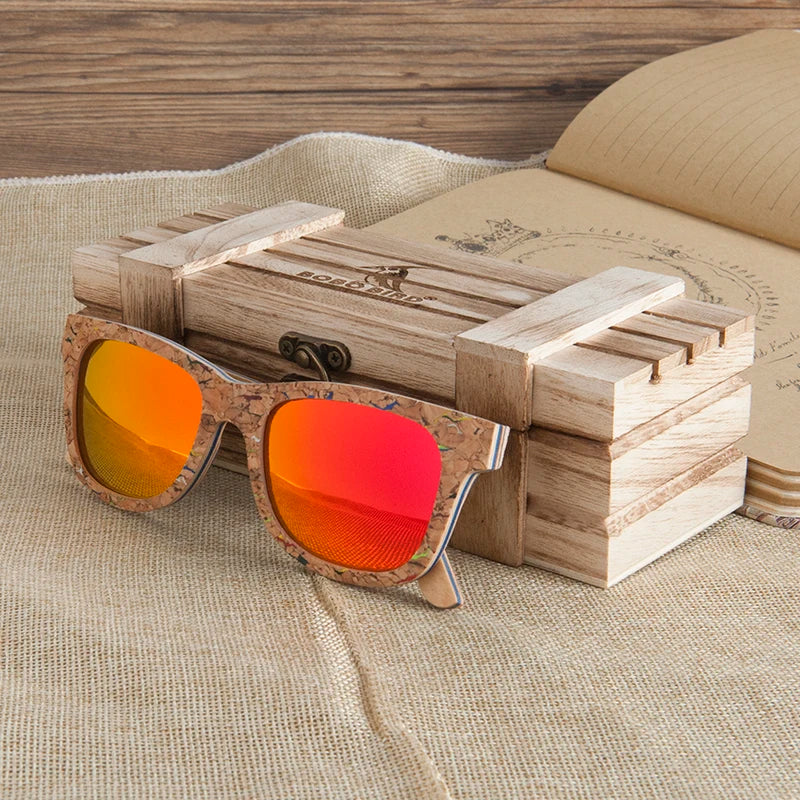 Óculos de sol polarizados por pássaros bobo para homens e mulheres, óculos de luxo, estilo retro, com presente memorial, navio livre, ag021