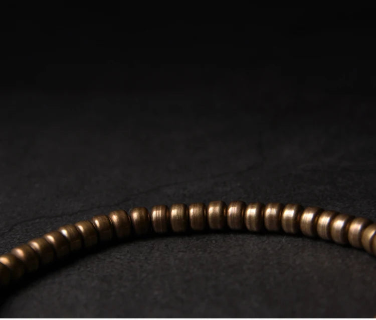 Pulseira de cobre puro martelado artesanal, vintage, artificial, oxidado, estilo rock, metal, unissex, joias para homens e mulheres