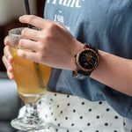 Bobo pássaro relógios mecânicos masculino feminino automático duplo tourbillon relógio de pulso roda balanço metal de madeira relógio relogio