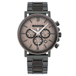 Bobobird relógio masculino de luxo, cronógrafo de quartzo, relógio de pulso personalizado, pulseira de metal e madeira, caixa de presente