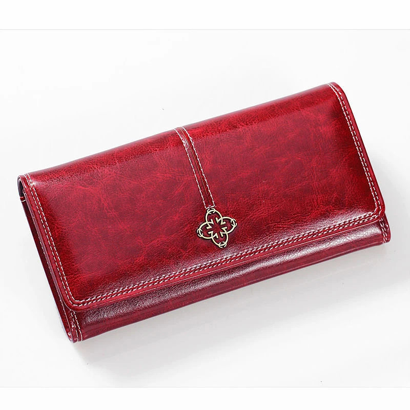 Carteira de couro feminina Mulher de luxo carteiras longas moda feminina bolsas sacos de dinheiro 2022 bolsas das mulheres bolsa cartões titular