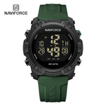 NAVIFORCE NF7104 Novos relógios esportivos digitais LCD para homens moda pulseira de silicone relógio de pulso eletrônico militar