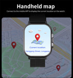 2024 relógio inteligente 2 em 1 com fone de ouvido smartwatch bluetooth chamada relógio masculino gps pista monitor freqüência cardíaca jogar música smartwatch