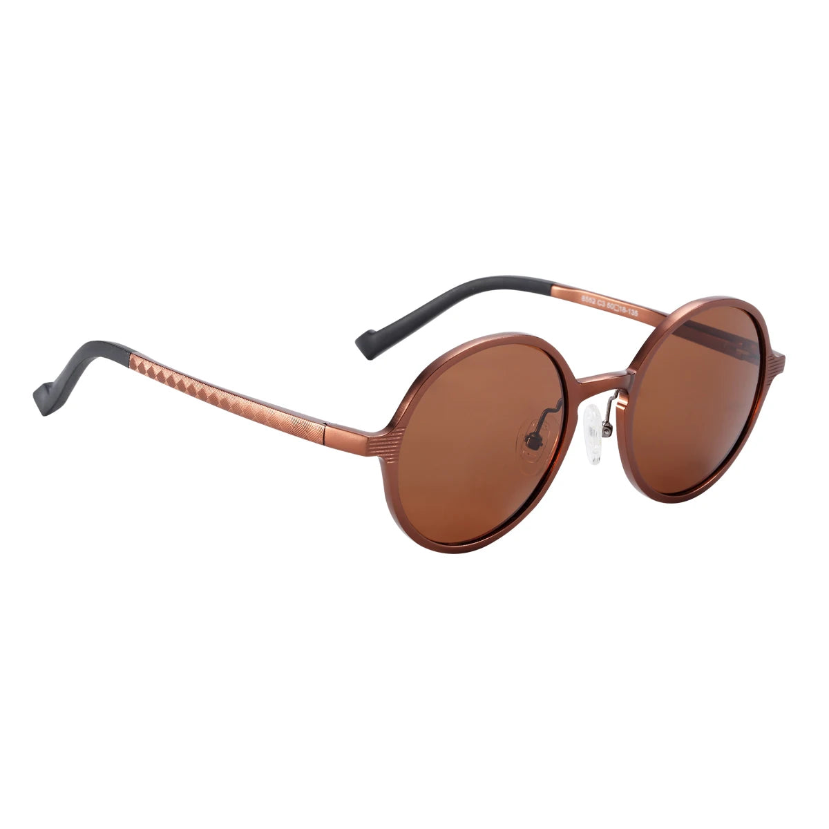 Barrcur retro liga de alumínio magnésio circular feminino polarizado óculos de sol nostálgico punk uv400 masculino óculos de sol high end marca caixa