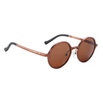 Barrcur retro liga de alumínio magnésio circular feminino polarizado óculos de sol nostálgico punk uv400 masculino óculos de sol high end marca caixa