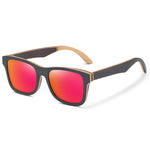 Óculos de sol polarizados para homens e mulheres, óculos UV400, quadro completo, tons de madeira, feitos à mão com caixa de madeira, moda
