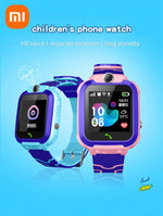 Xiaomi q12 relógio inteligente infantil, à prova d'água, sos, antil-perda, telefone, bate-papo de voz, 2g, cartão sim para meninos e meninas, presente