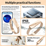 Lige nova senhora pulseira inteligente para presentes em tempo real monitoramento de freqüência cardíaca sono à prova dwaterproof água multi-esporte modo casal pulseira saúde