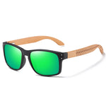 Xsw marca design de madeira de faia artesanal óculos de sol masculino polarizado óculos de sol de condução ao ar livre dobradiça reforçada 5527