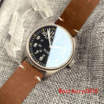 Novo tandorio piloto 39mm relógio de titânio movimento nh35 200m à prova dwaterproof água luminosa mergulho automático relógio masculino vidro safira escovado