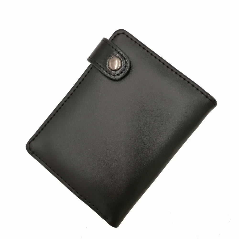 Death Note Anime Carteira curta de couro PU preto e porta-moedas para meninos e meninas presente