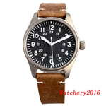 Novo tandorio piloto 39mm relógio de titânio movimento nh35 200m à prova dwaterproof água luminosa mergulho automático relógio masculino vidro safira escovado