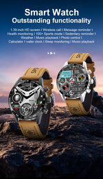 Lige 2024 novo robusto militar gps relógio inteligente masculino amoled tela hd freqüência cardíaca bluetooth chamada à prova dwaterproof água ao ar livre smartwatch