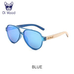Oi óculos de sol de madeira para mulheres homens óculos de sol de madeira polarizados uv400 acessório de óculos de alta qualidade caixa original