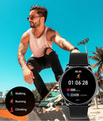 Xiaomi bluetooth chamada relógio inteligente feminino relógios de aço masculino esportes rastreador fitness freqüência cardíaca smartwatch para android ios g35