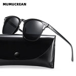 Novos óculos de sol polarizados clássico retro masculino óculos de sol ao ar livre uv400 plástico quadrado tendência tons eyewear