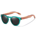 Xsw marca designer polarizado óculos de sol dos homens quadro plástico madeira earpieces moda oval óculos de sol lente espelho uv400