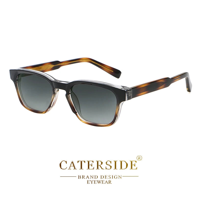 Caterside retro quadrado óculos de sol dos homens punk pequeno quadro marca designer óculos de sol feminino viagem ao ar livre festa melhor presente