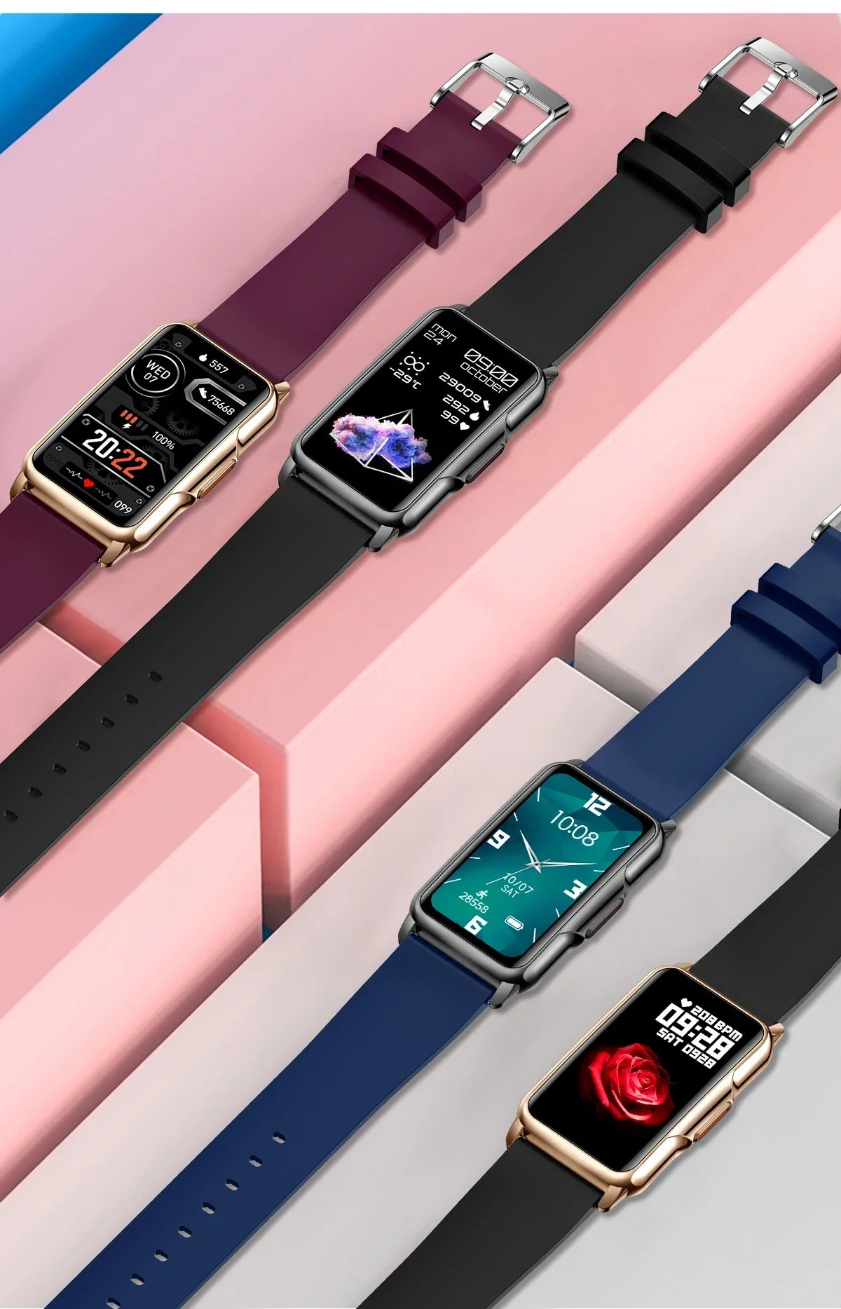 Xiaomi relógio inteligente feminino masculino bluetooth conectado telefone música fitness esportes pulseira monitor de sono homem smartwatch feminino