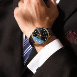 Poedagar mais novo relógio masculino à prova dwaterproof água casual pulseira de couro luminosa relógios de luxo para homem data semana exibição esportes relógios quartzo