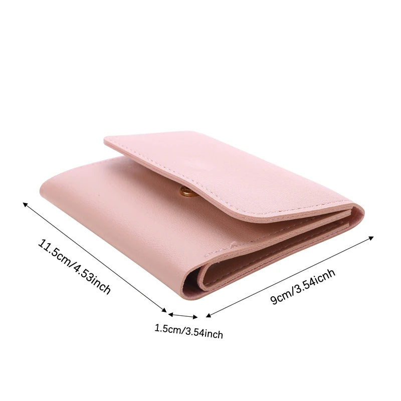 Novas carteiras fofas para mulheres pequeno ferrolho menina titular do cartão de crédito para couro do plutônio bolsa de moedas carteira feminina bolsas curtas para mulheres