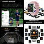 2024 novo grau médico ácido úrico gordura no sangue smartwatch ecg glicose no sangue freqüência cardíaca pressão arterial monitoramento de saúde relógio inteligente