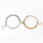 Amantes do amor fivela magnética pulseira criativa dia dos namorados ímã amor atraente pulseira casal pulseiras cubanas