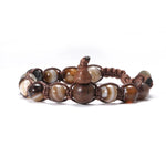 Pulseira inovadora original série tibetana pulseira de contas de buda alma cura pulseira masculina para mulheres atacado