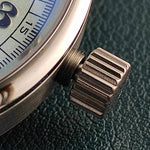 Relógio de pulso mecânico automático masculino, impermeável, calendário luminoso, ponteiro de gás, piloto alemão, NH38A movimento, C1