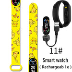 Pikachu Novo Estilo Magnético Bluetooth Relógio Inteligente Esportes Eletrônico Freqüência Cardíaca Pressão Pedômetro Música Monitoramento do Sono Blood Toy