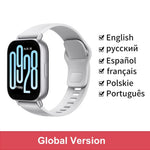Versão global Xiaomi Redmi Watch 5 Active 2 '' Display de até 18 dias de vida útil da bateria mais de 140 modos de treino Chamadas Bluetooth 5ATM