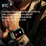 Novo esportes ao ar livre relógio inteligente masculino 1.95 polegada freqüência cardíaca oxigênio no sangue à prova dwaterproof água bt chamada smartwatch presente masculino para android ios