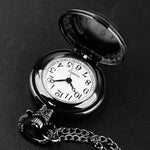 Anime solo nivelamento cúpula de vidro relógio de bolso com corrente colar vintage quartzo pingente relógios masculino feminino presente