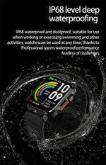 Novo esportes ao ar livre relógio inteligente masculino 1.95 polegada freqüência cardíaca oxigênio no sangue à prova dwaterproof água bt chamada smartwatch presente masculino para android ios