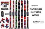 Nova disney mickey minnie led toque relógio donald duckbracelet relógio estudante crianças esportes dos desenhos animados relógio eletrônico presente brinquedo
