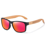 Xsw marca design de madeira de faia artesanal óculos de sol masculino polarizado óculos de sol de condução ao ar livre dobradiça reforçada 5527
