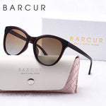 Barrcur lindas mulheres óculos de sol conforto durável transparente pc olho de gato quadro festa viagem uv400 polarizado óculos de sol melhor presente