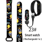 Pikachu Novo Estilo Magnético Bluetooth Relógio Inteligente Esportes Eletrônico Freqüência Cardíaca Pressão Pedômetro Música Monitoramento do Sono Blood Toy