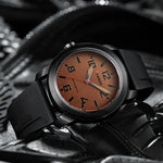 CURREN Moda Simples Relógios Masculinos com Grande Mostrador de Numerais Relógio de Pulso de Quartzo para Cavalheiro de Negócios com Pulseira de Silicone