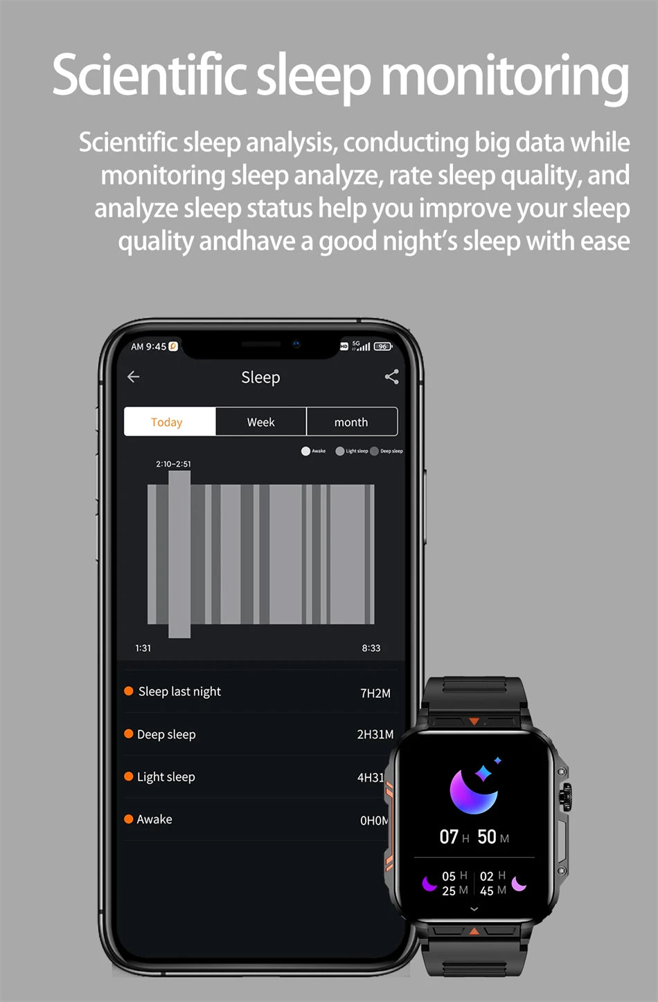 Novo esportes ao ar livre relógio inteligente masculino 1.95 polegada freqüência cardíaca oxigênio no sangue à prova dwaterproof água bt chamada smartwatch presente masculino para android ios